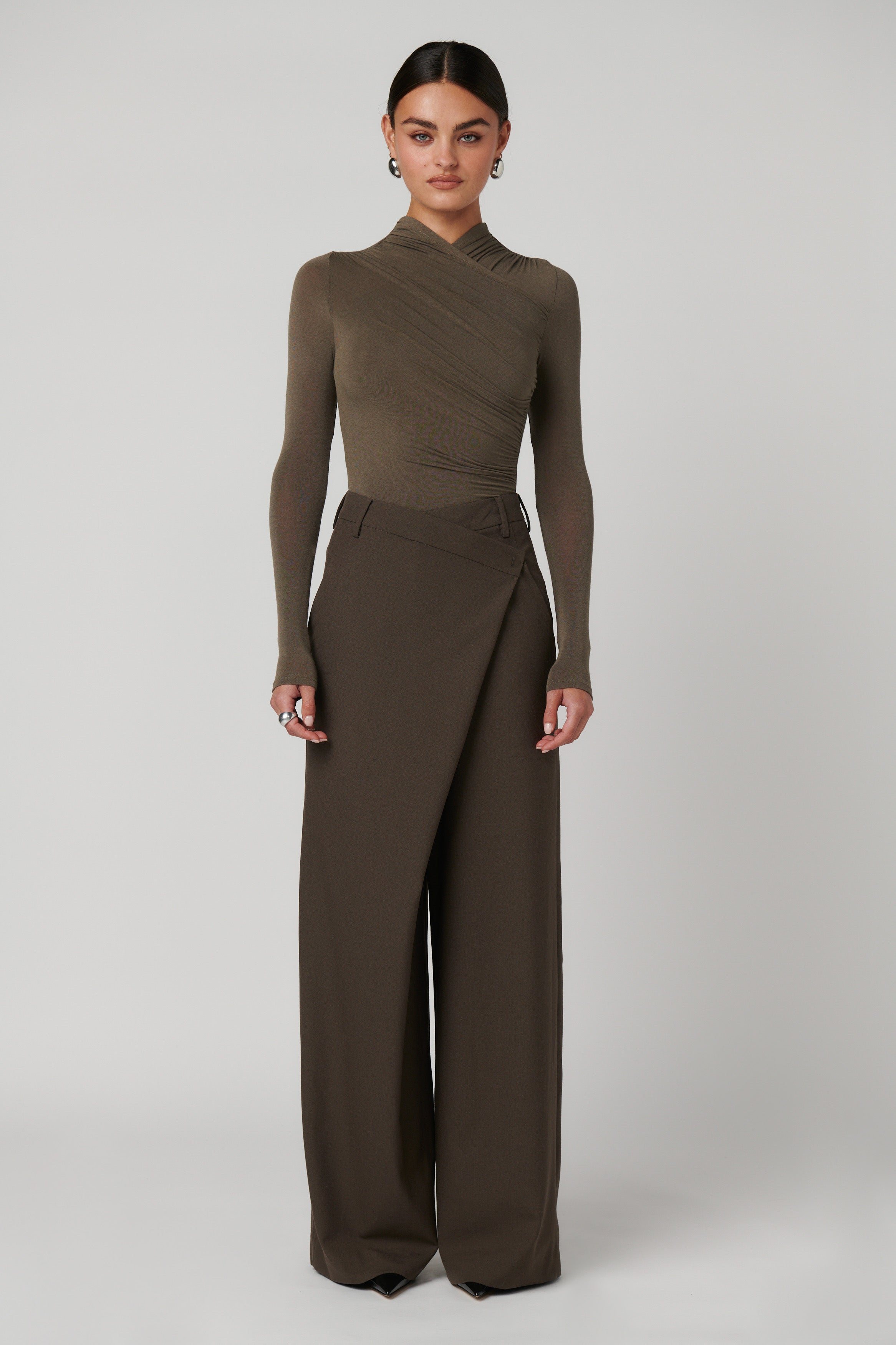 Amrita Bodysuit in Mink – Bodysuit