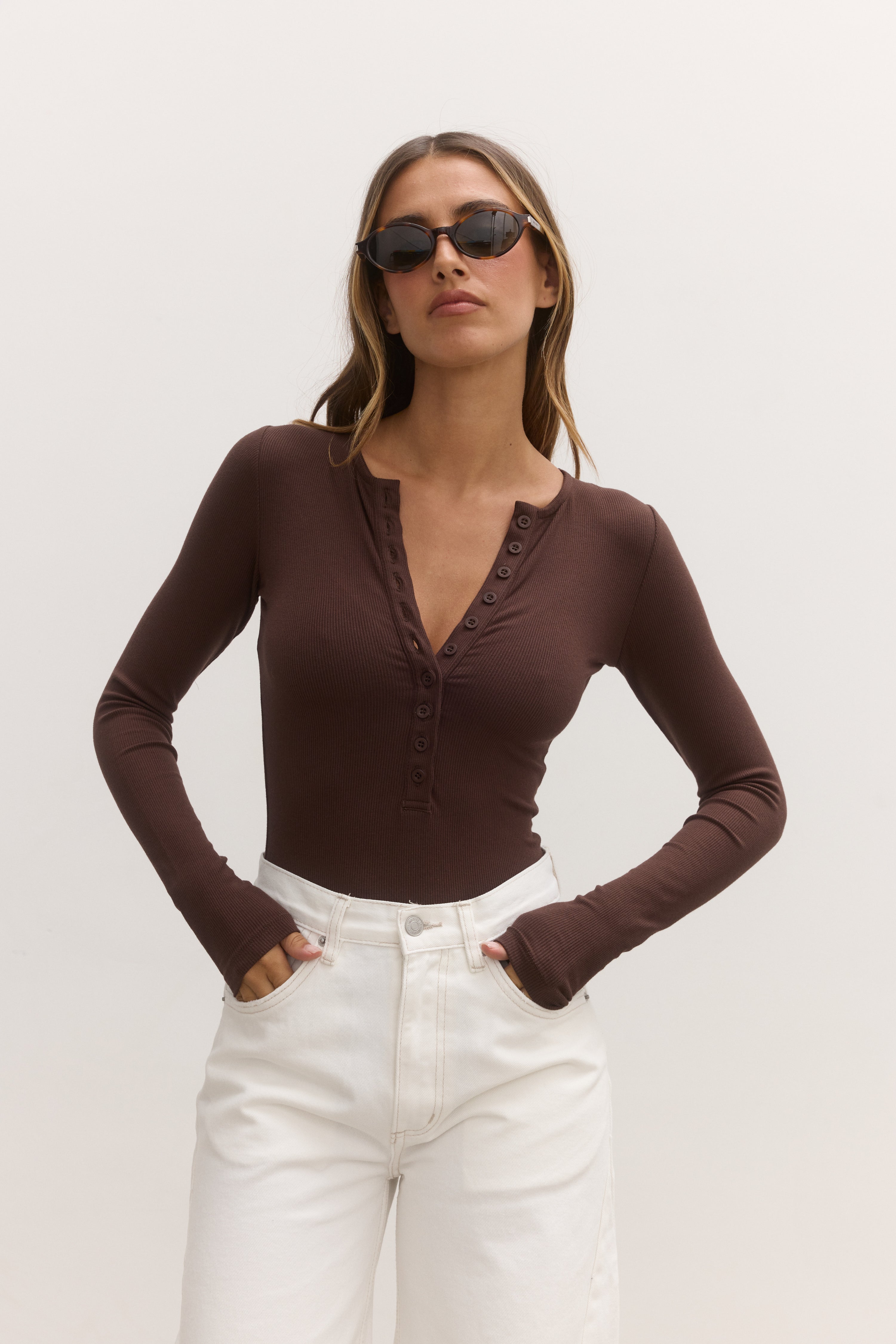 Lara Bodysuit in Chocolate – Bodysuit