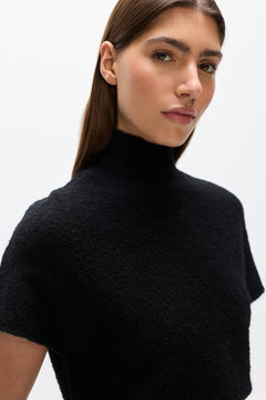 EVREN KNIT TOP - BLACK