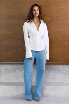 Tilda Shirt in White – Top