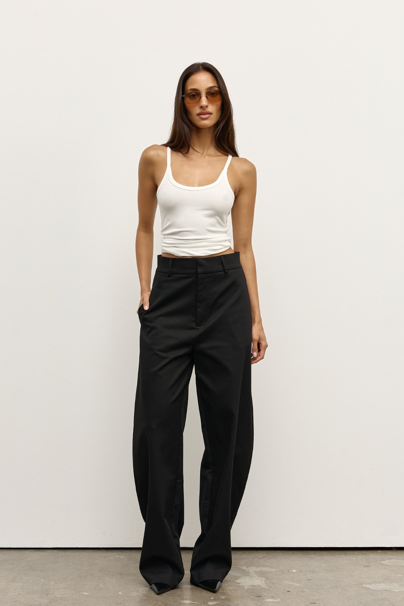Jayla Tank Top in White – Top