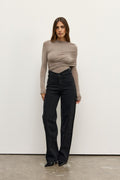 ARIYA BODYSUIT - GREY MARLE