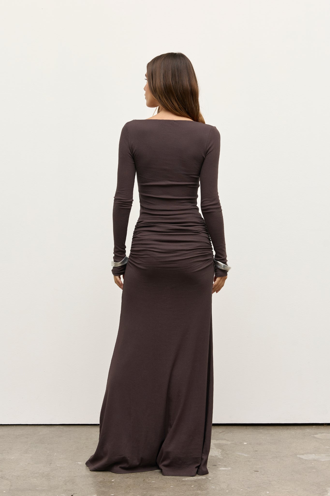 AURI MAXI DRESS - SMOKE