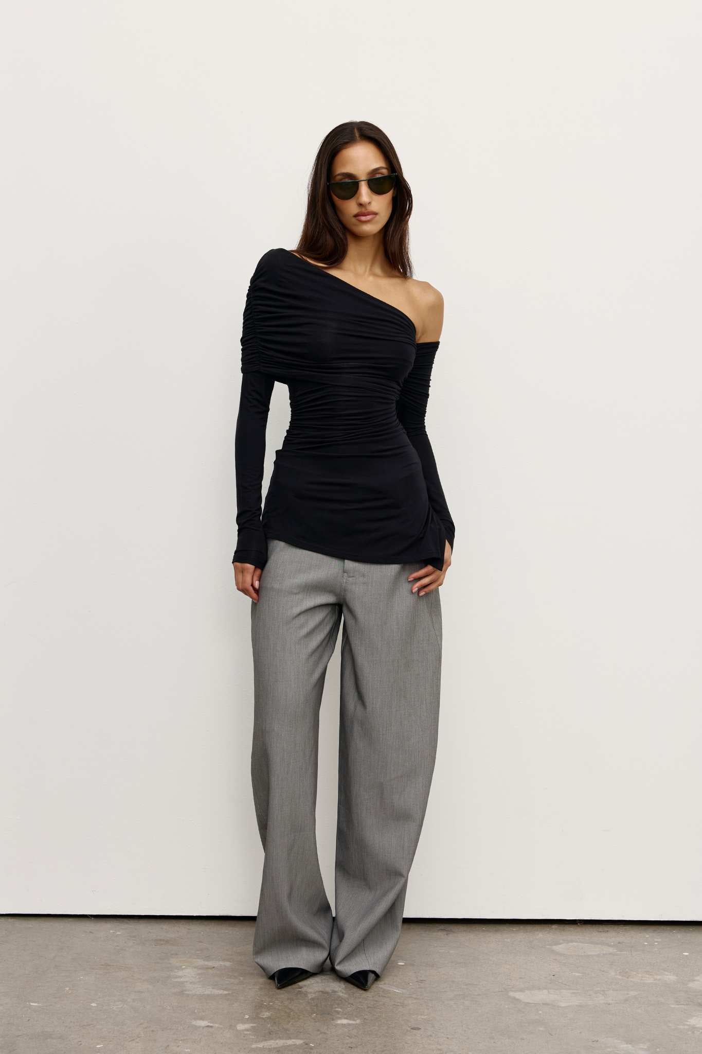 FRANCA TOP - BLACK