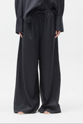 Toko Pinstripe Wide Leg Pant in Grey Stripe, view 3, Bayse Brand