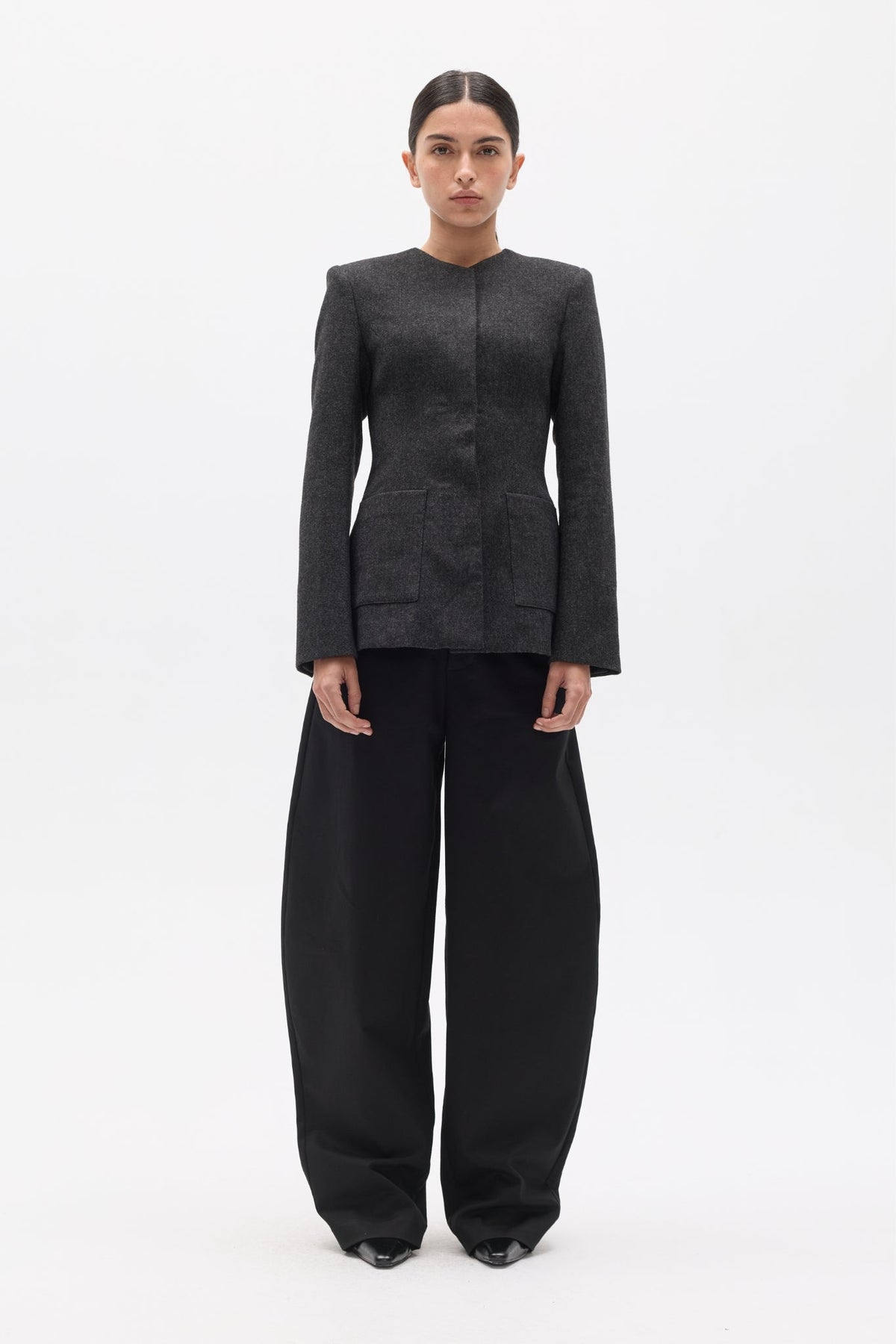 VITTORIA BLAZER - CHARCOAL
