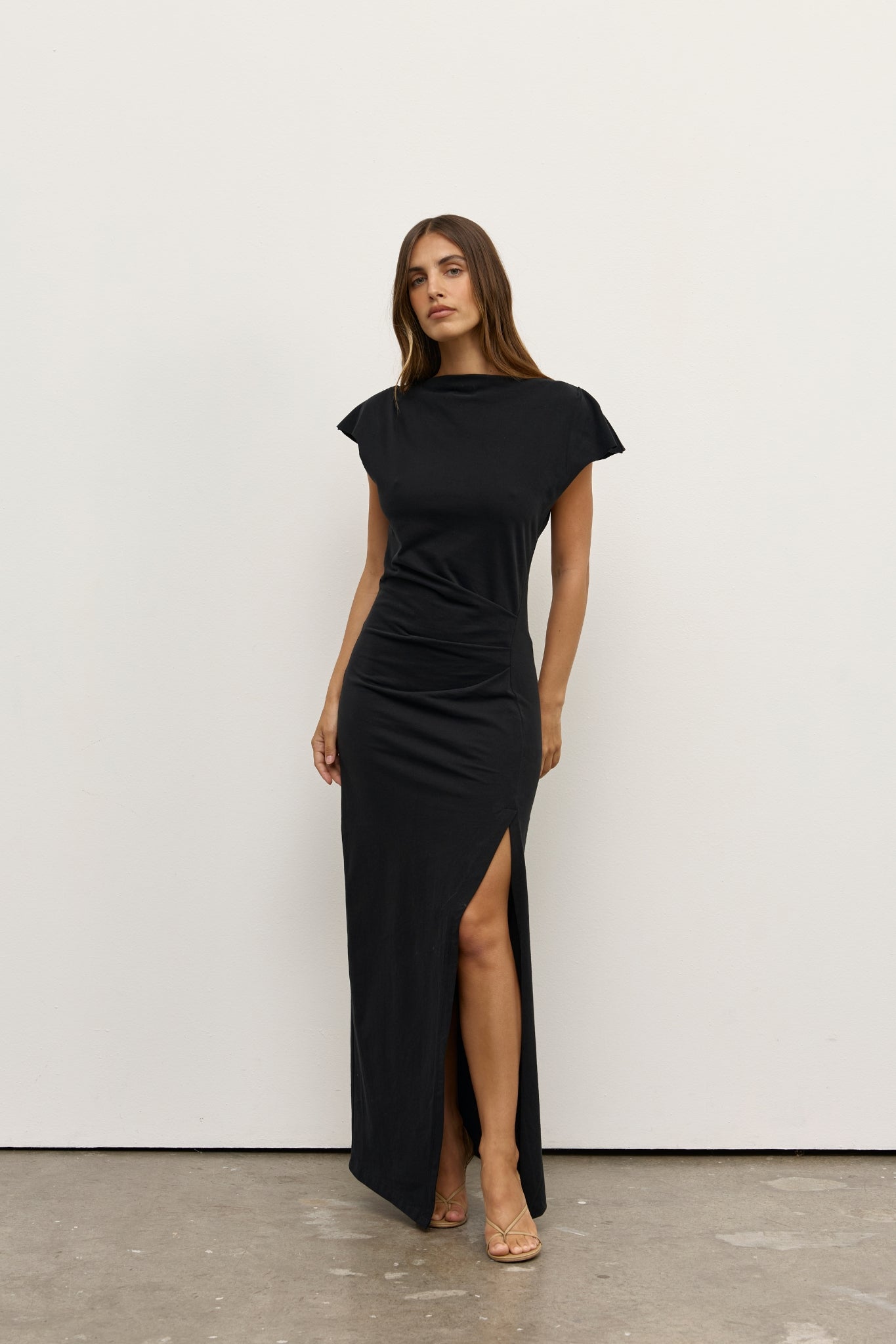 ELIANA MAXI DRESS - BLACK